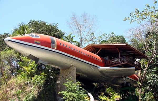 Dormi dans un Boeing au Costa Rica